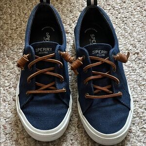 Sperry women’s  Navy and Brown Sneakers